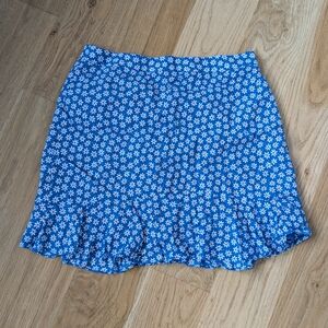 Madewell Blue Floral Women's Skirt